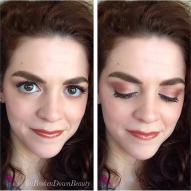 Rose Gold look using Naked 3 palette