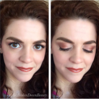 Rose Gold look using Naked 3 palette